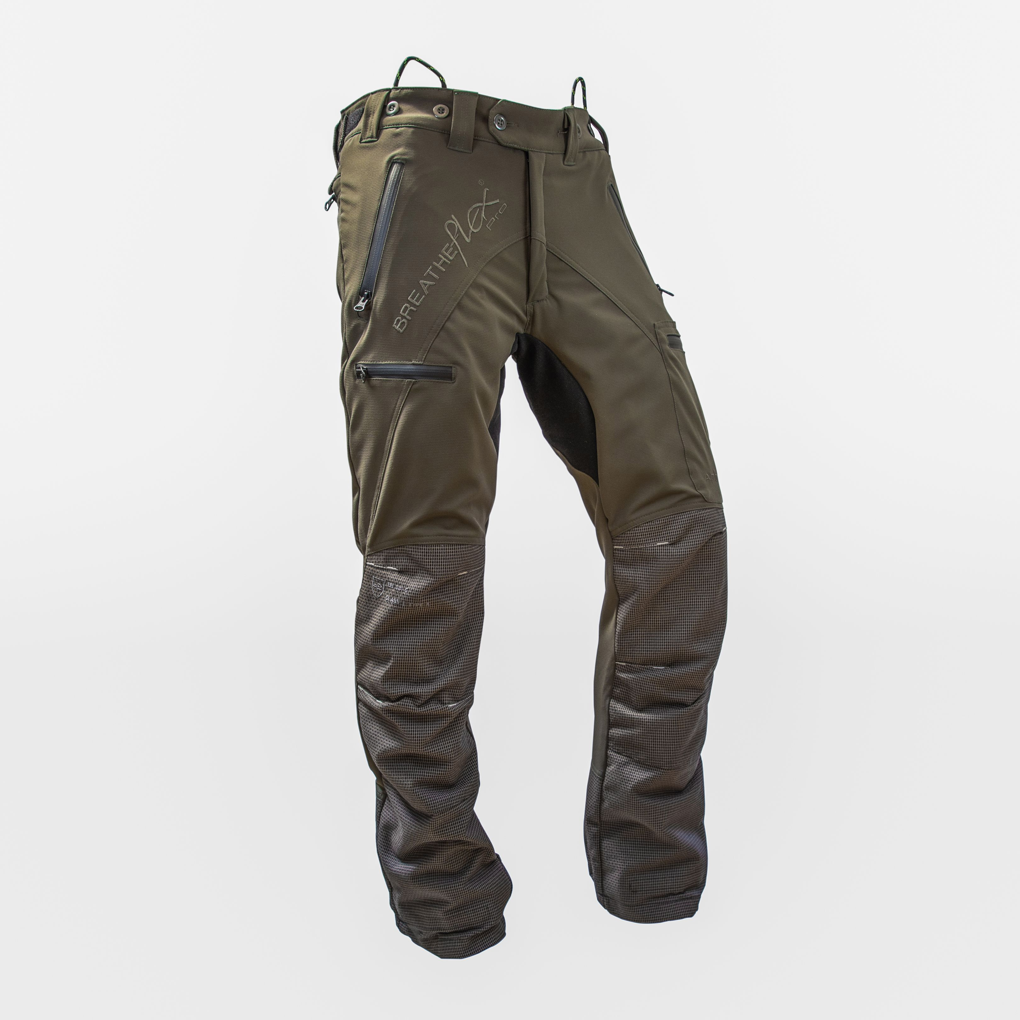 Arbortec Breatheflex Pro Olive Type A Chainsaw Trousers